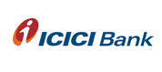 ICICI Bank logo - A leading private sector bank in India, offering a wide range of banking services.