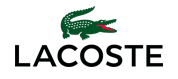 Lacoste logo - Renowned for its stylish and high-quality clothing, footwear, and accessories.