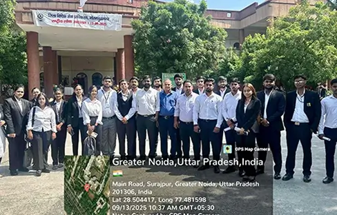 IMS Law College Noida Students Visit National Legal Services Authority, Noida